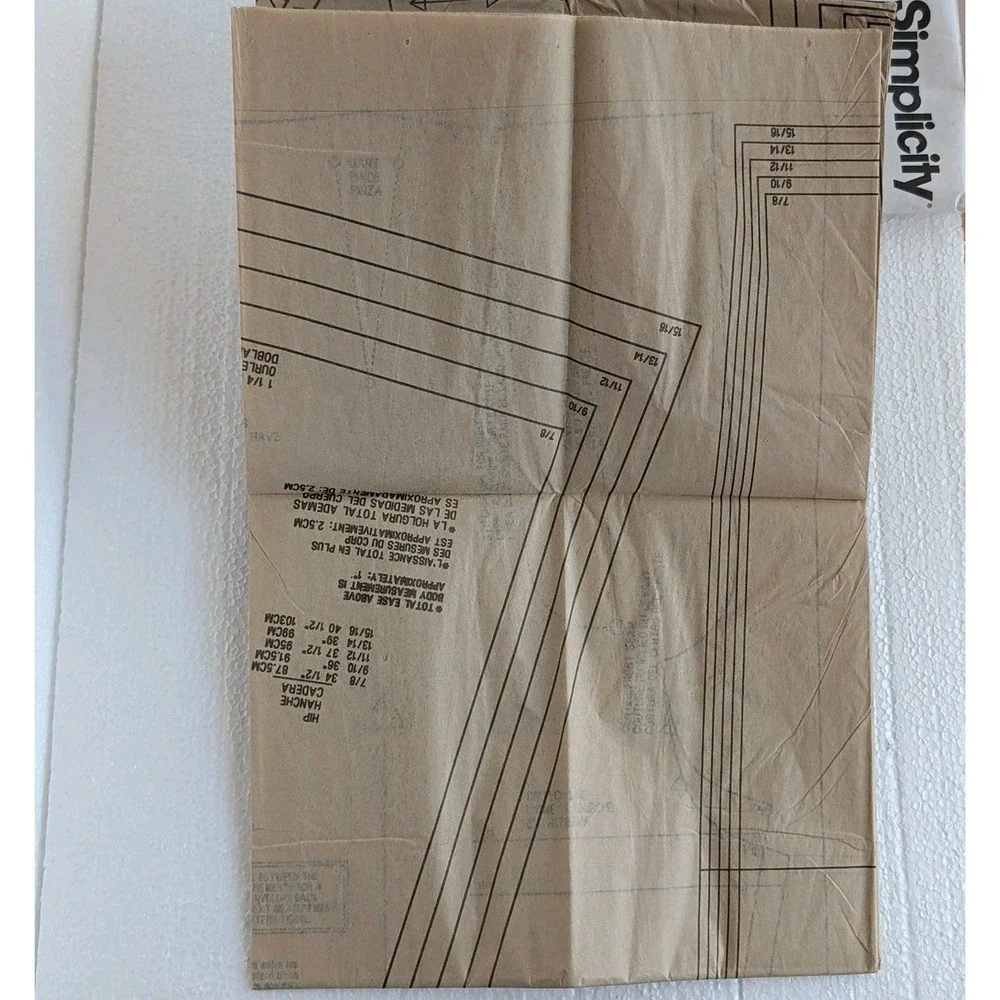 2001 Simplicity Grooves 9592 Uncut Juniors Pattern Size AA 7/8 - 23/24 Y2K VTG - Picture 6 of 7